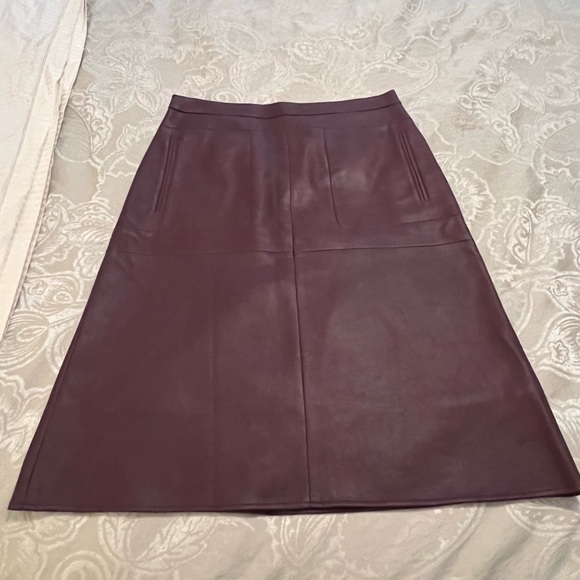 BCBG Maxazria Leather skirt - Picture 1 of 10